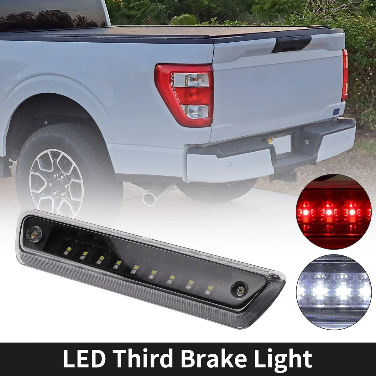LED Third Brake Light Smoked Lens for Ford F-150 (2009–2014)