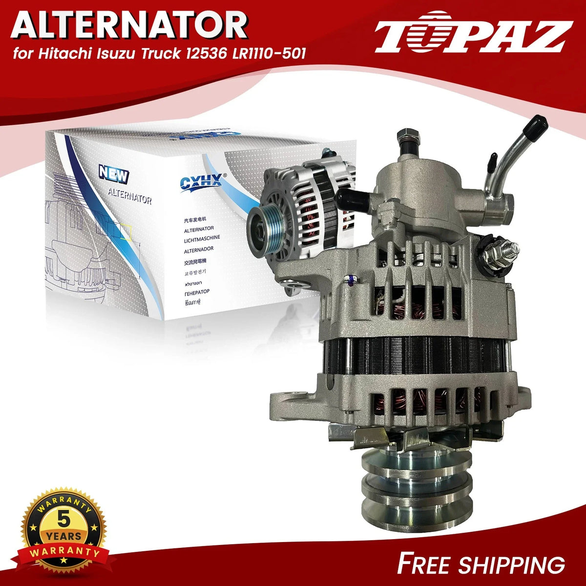 Alternator for Isuzu Truck (Hitachi) (1990–1999)