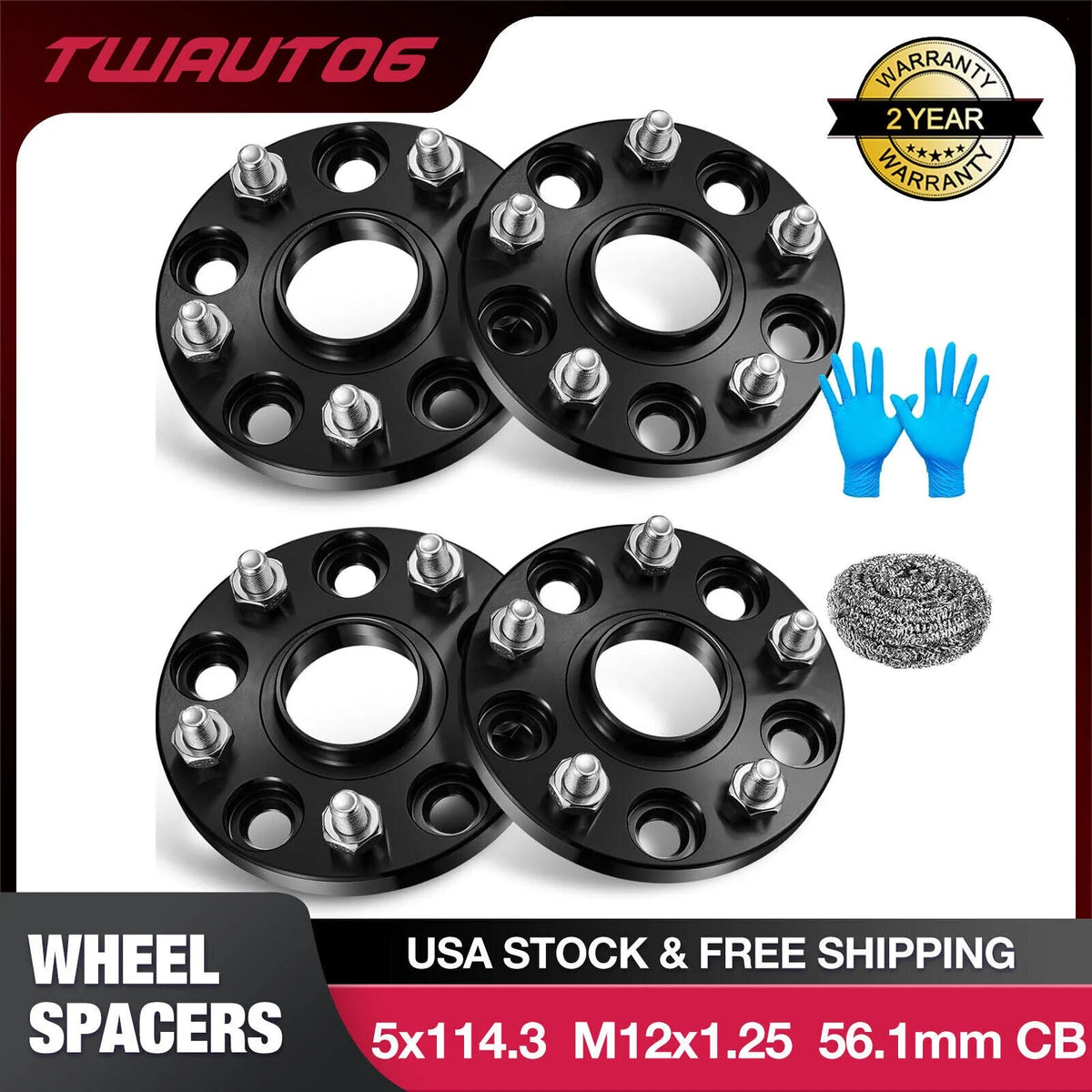 Hubcentric Wheel Spacers for Subaru WRX Forester (2015–2021)