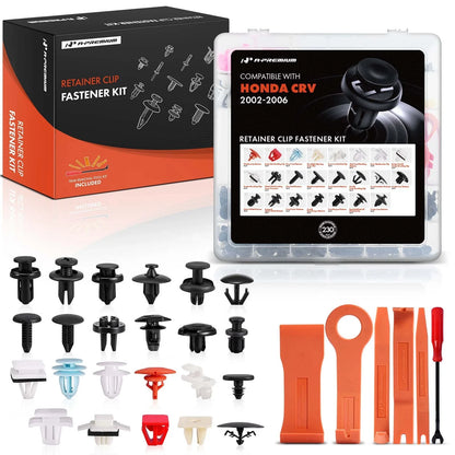 230Pcs Retainer Fastener Kit for Honda CR-V (2002–2006)