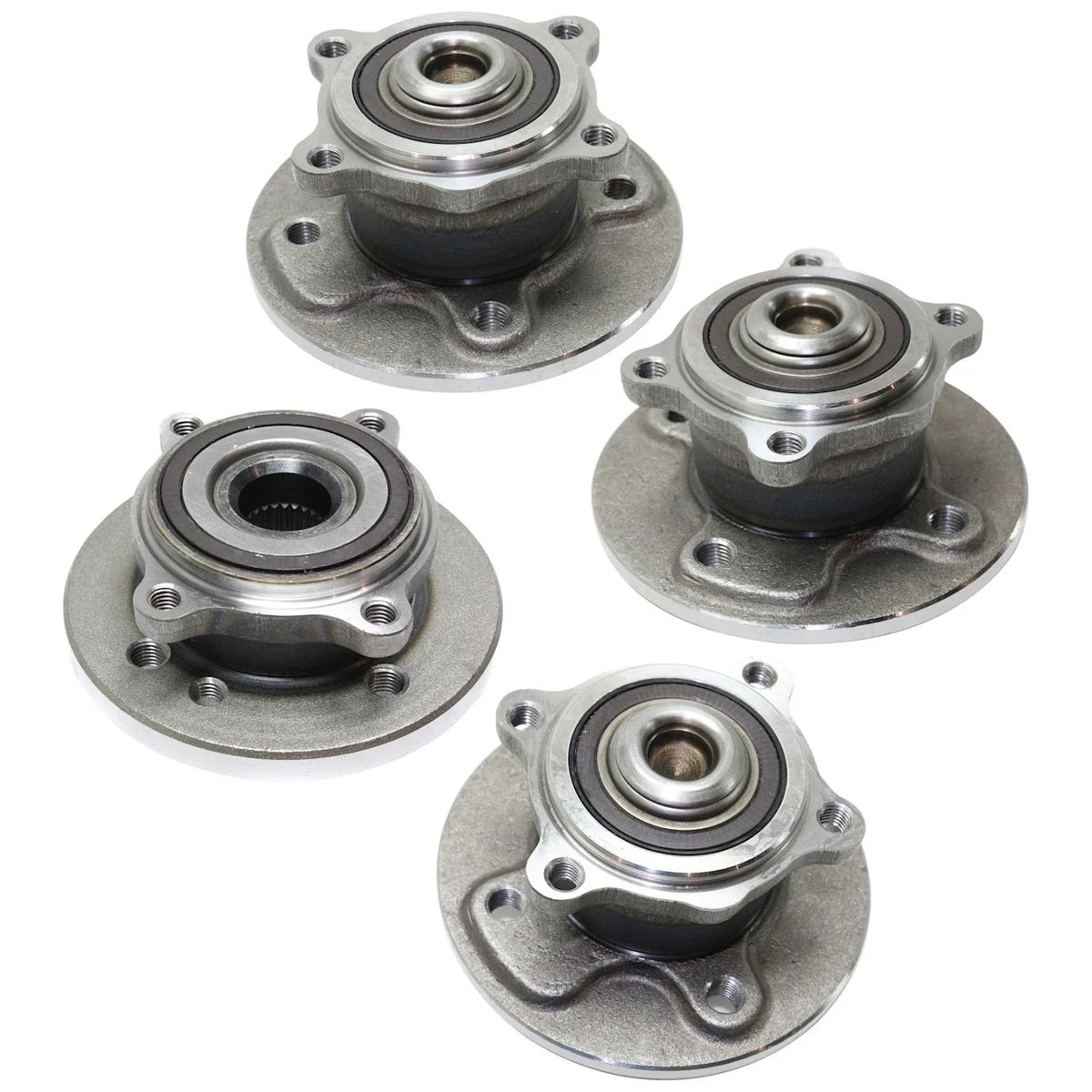 Wheel Hubs for Mini Cooper (2002–2006) Front Rear 4 Lug with Bearing