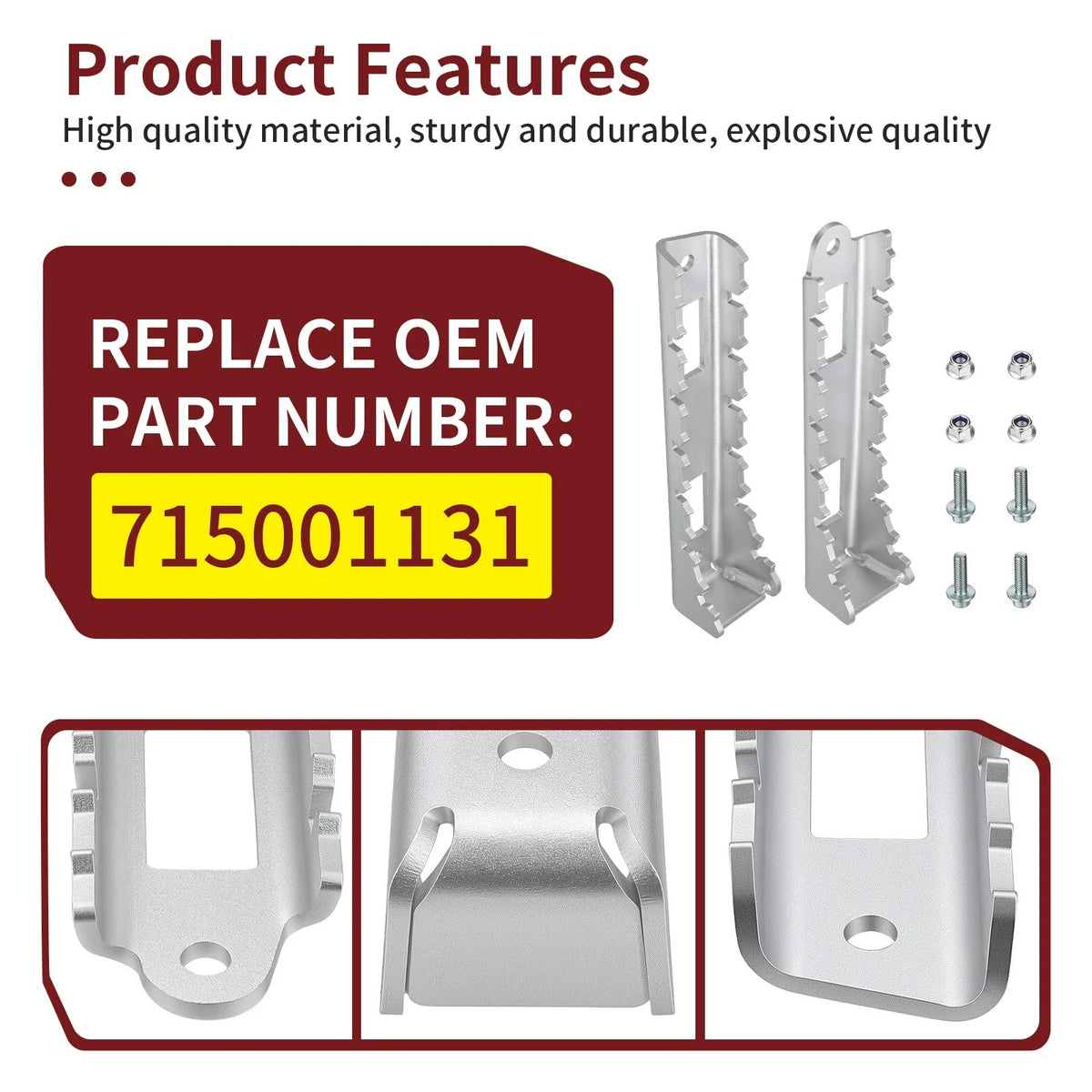Footpeg Assembly for Can-Am Outlander G2 G2L 2012-2020 #715001131
