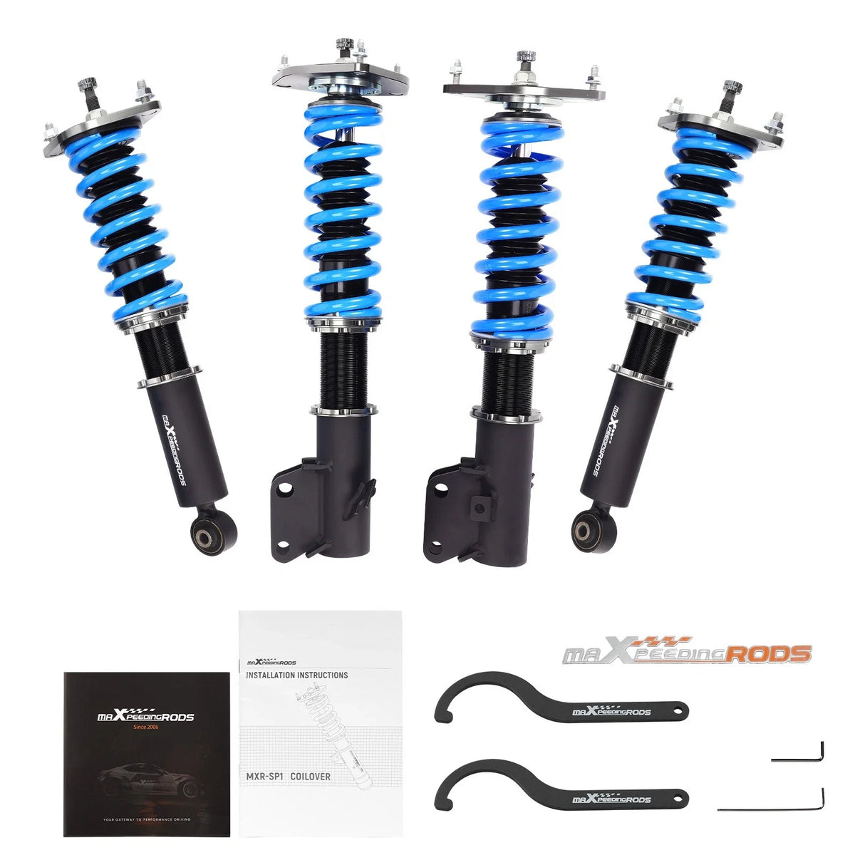 Coilover Lowering Kit 24-Step Adjustable for Subaru Crosstrek (2013-2017)