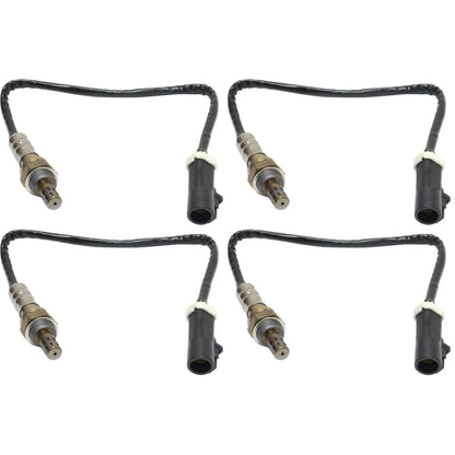 Set of 4 O2 Oxygen Sensors for E350 Van (Driver Left Side Downstream & Upstream)