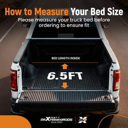 6.5FT Soft Tonneau Cover for 2014-2018 Chevrolet Silverado / GMC Sierra 1500