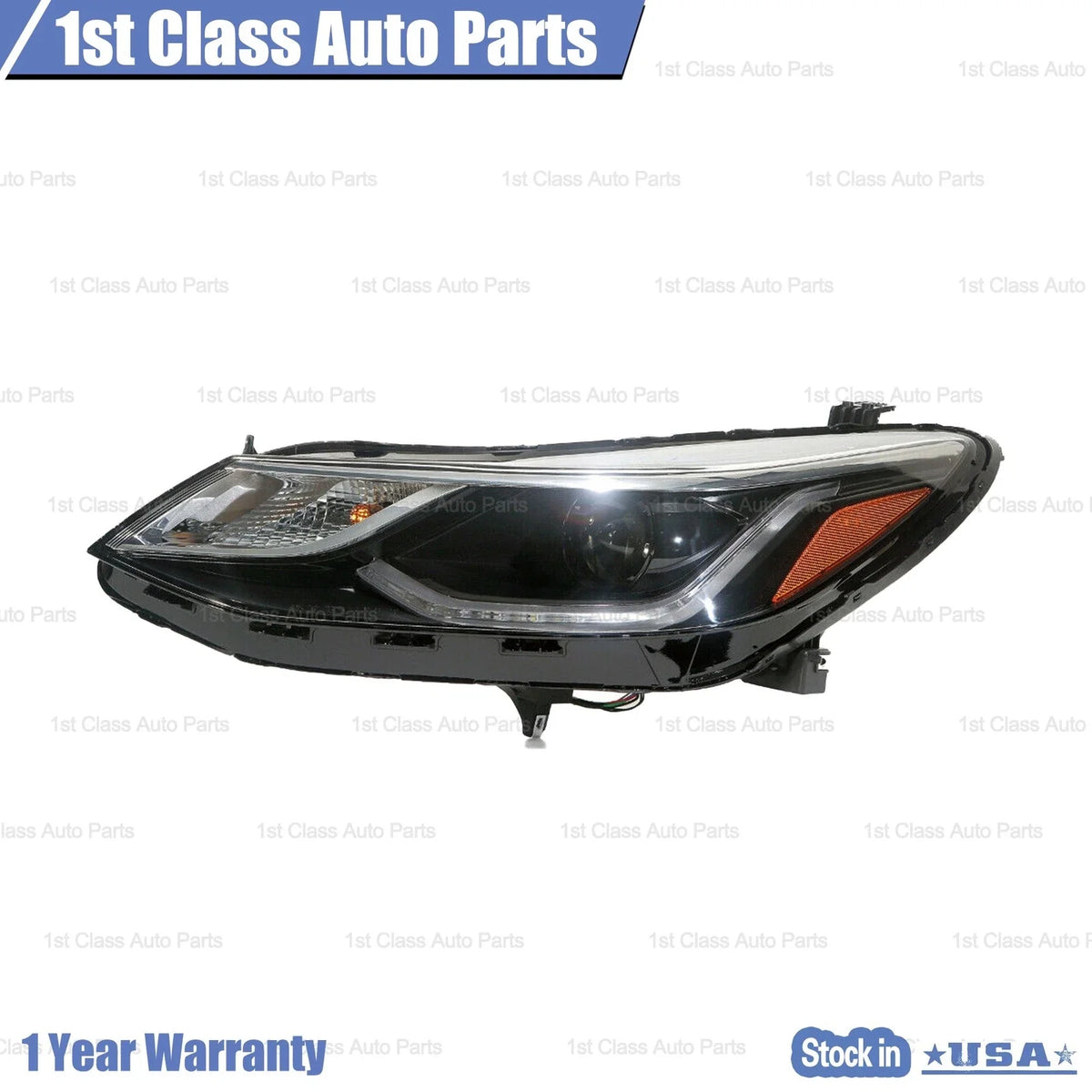 Headlight Halogen with LED D.R.L LH Side for Chevrolet Cruze (2016–2019)