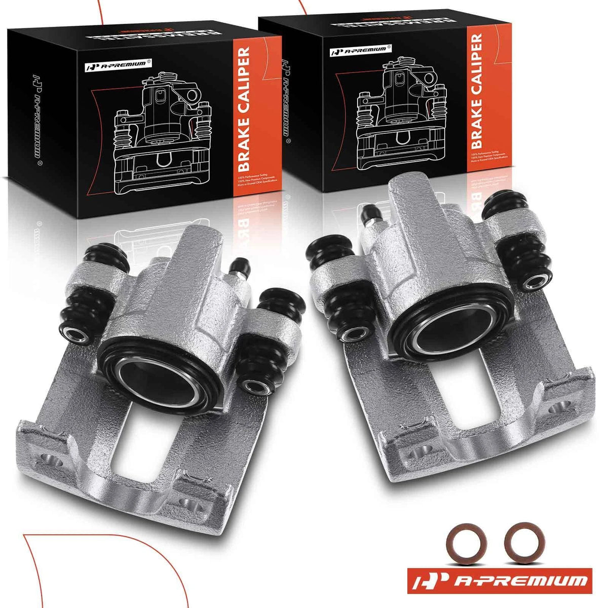 Pair Rear Brake Calipers for Ford Explorer Ranger Mountaineer (1995–2000)