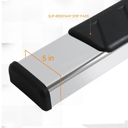 Pad Side Step 5" Nerf Bar Running Boards for RAM 1500 2009-2024