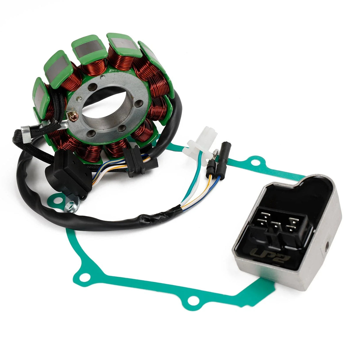 Magneto Stator + Voltage Rectifier + Gasket for Honda CRF 110F (2019–2023)