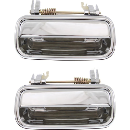 2X Door Handle Set for Toyota Tacoma Crew Cab (2001–2004) Chrome Plastic