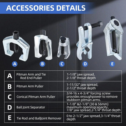 6-Piece Front End Service Tool Kit for Toyota Hilux N70 2005-2015