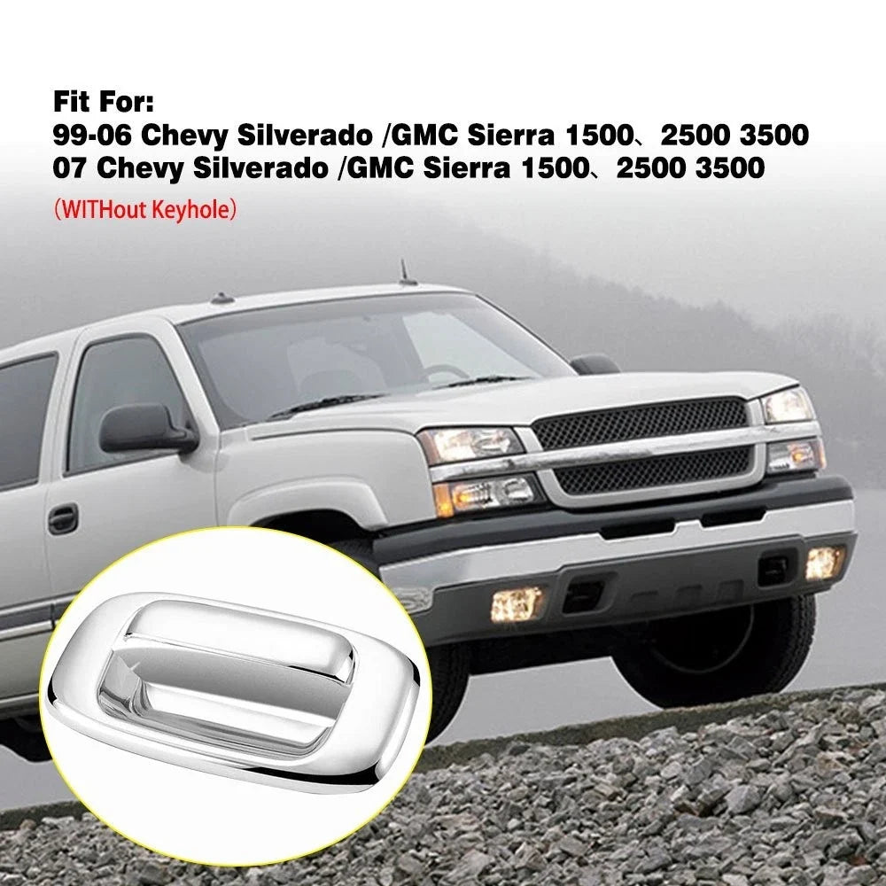 Chrome Tailgate Covers for Chevy Silverado/GMC Sierra 1500 (1999–2006)