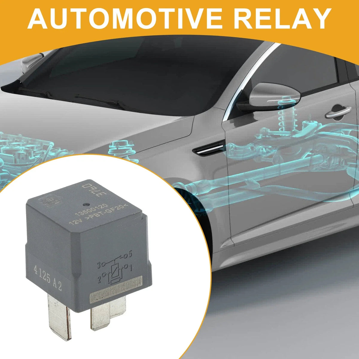 Power Relay No.13500120 12V 4 Pin for Buick Regal (2011–2017)