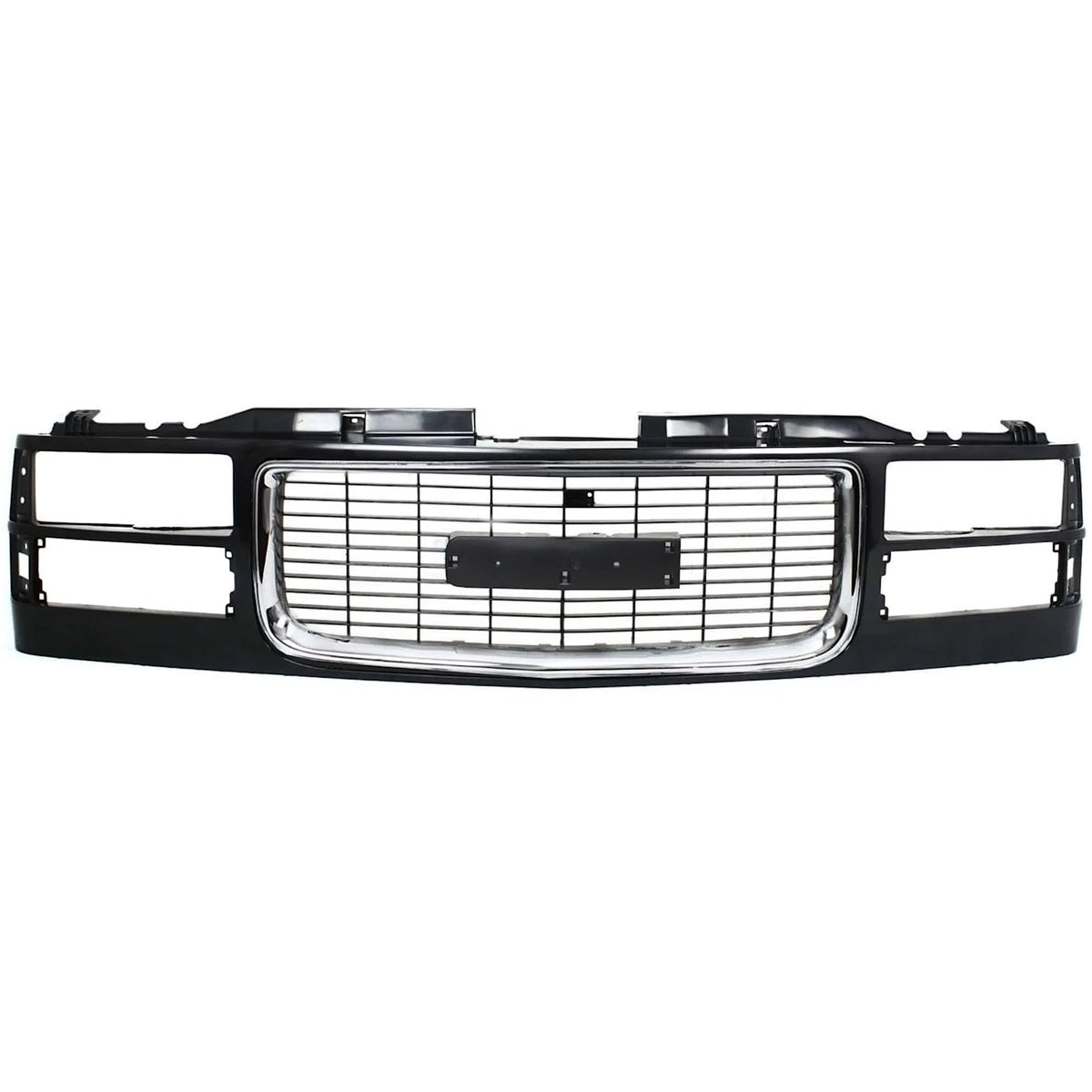 Grille Assembly for GMC C1500 C2500 C3500 K1500 K2500 K3500 (1994–1998) Black Plastic