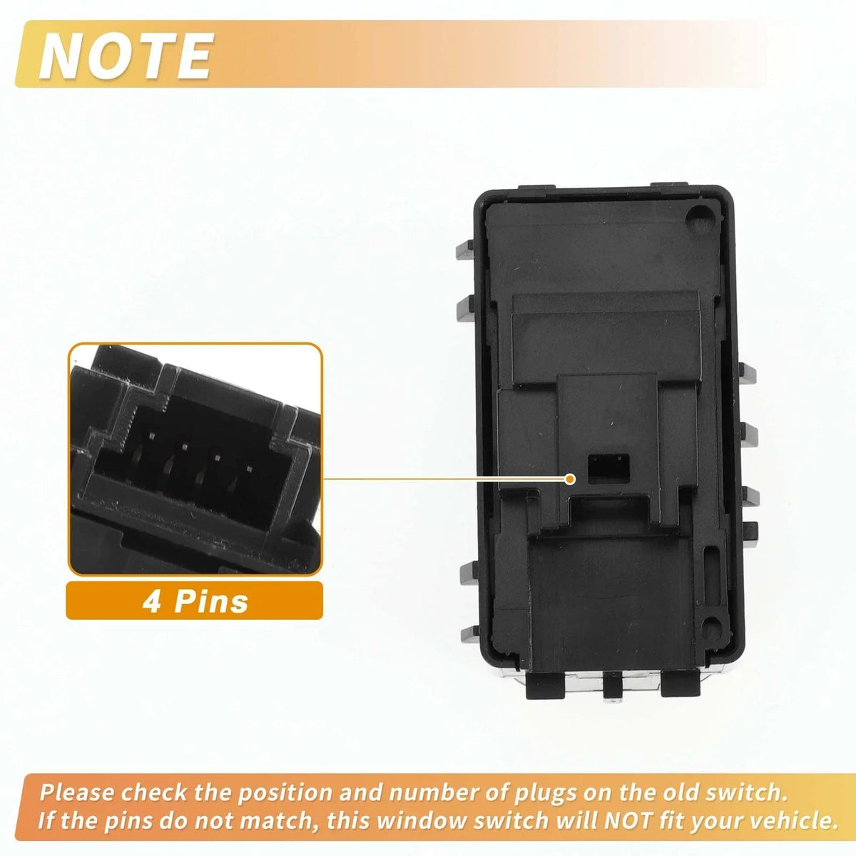 Power Window Switch for W907 Sprinter (2019-2023) by Mercedes-Benz
