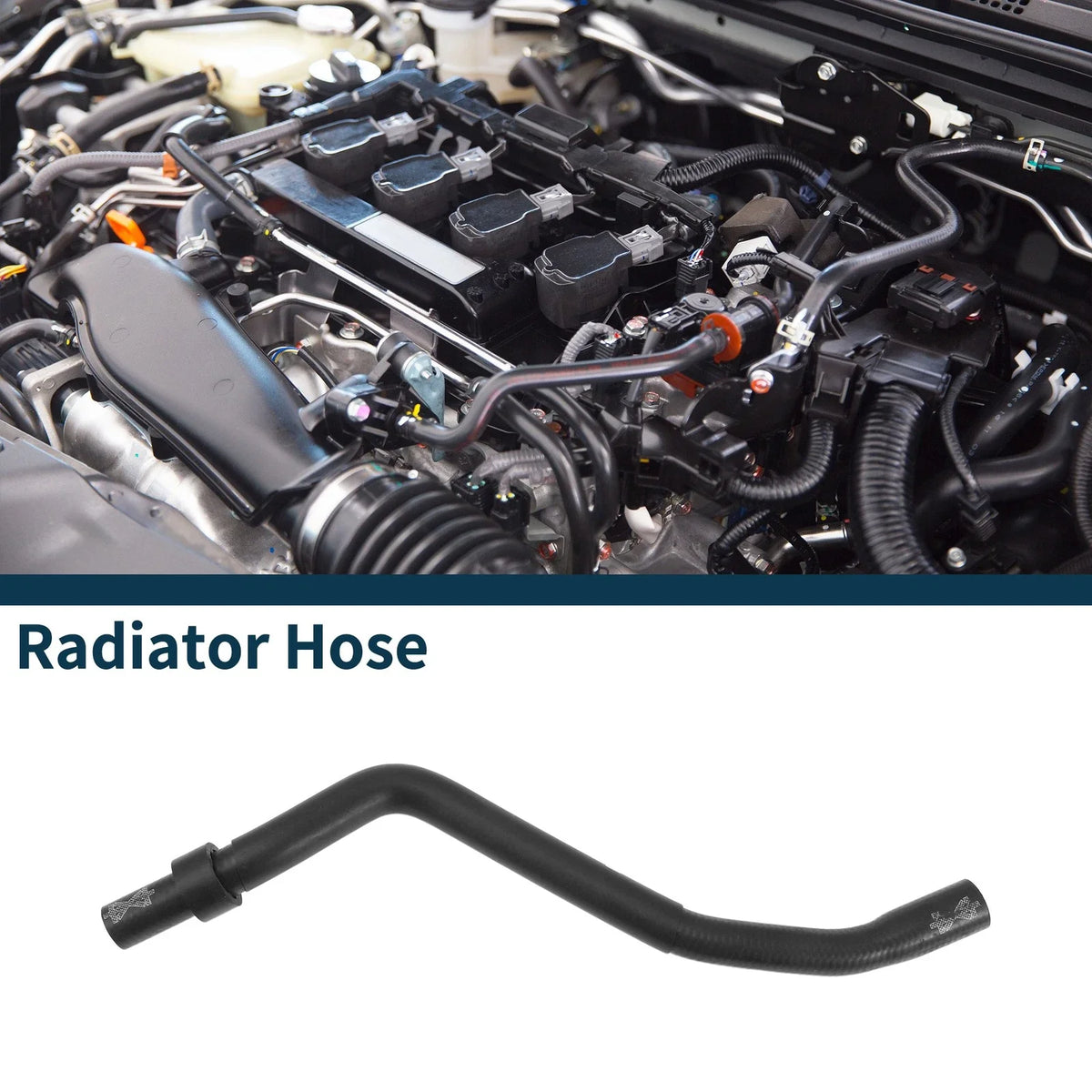 Radiator Hose Coolant Pipe for Volkswagen Sharan (2015) No. 7N0122109C Rubber