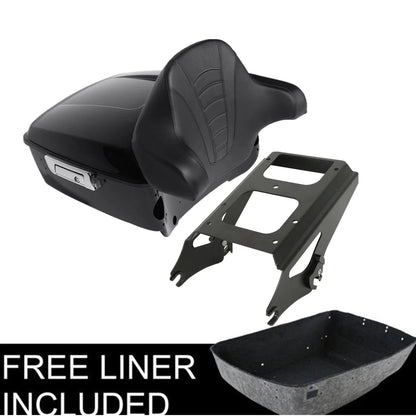 Trunk Backrest Mount Rack for Touring Harley Electra Glide 2009-2013