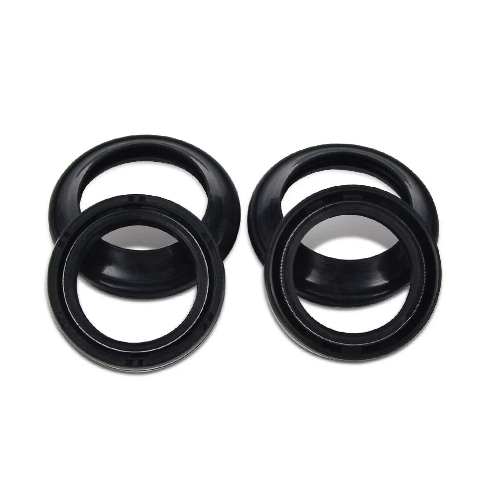 Fork Oil Dust Seals Kit for Honda CR80R CR80RB CR85R XL500R VF700S VF750S (1980–2006)