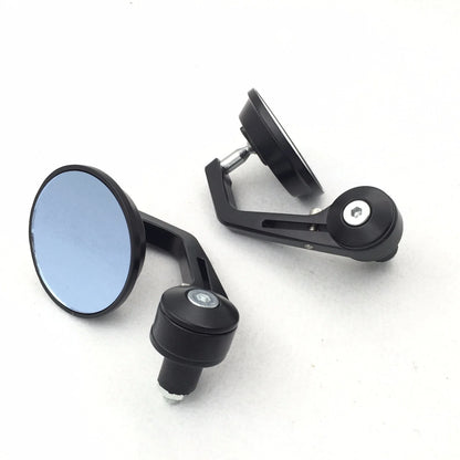 Adjustable Round Bar End Mirror 7/8" for Honda Kawasaki Buell Ducati