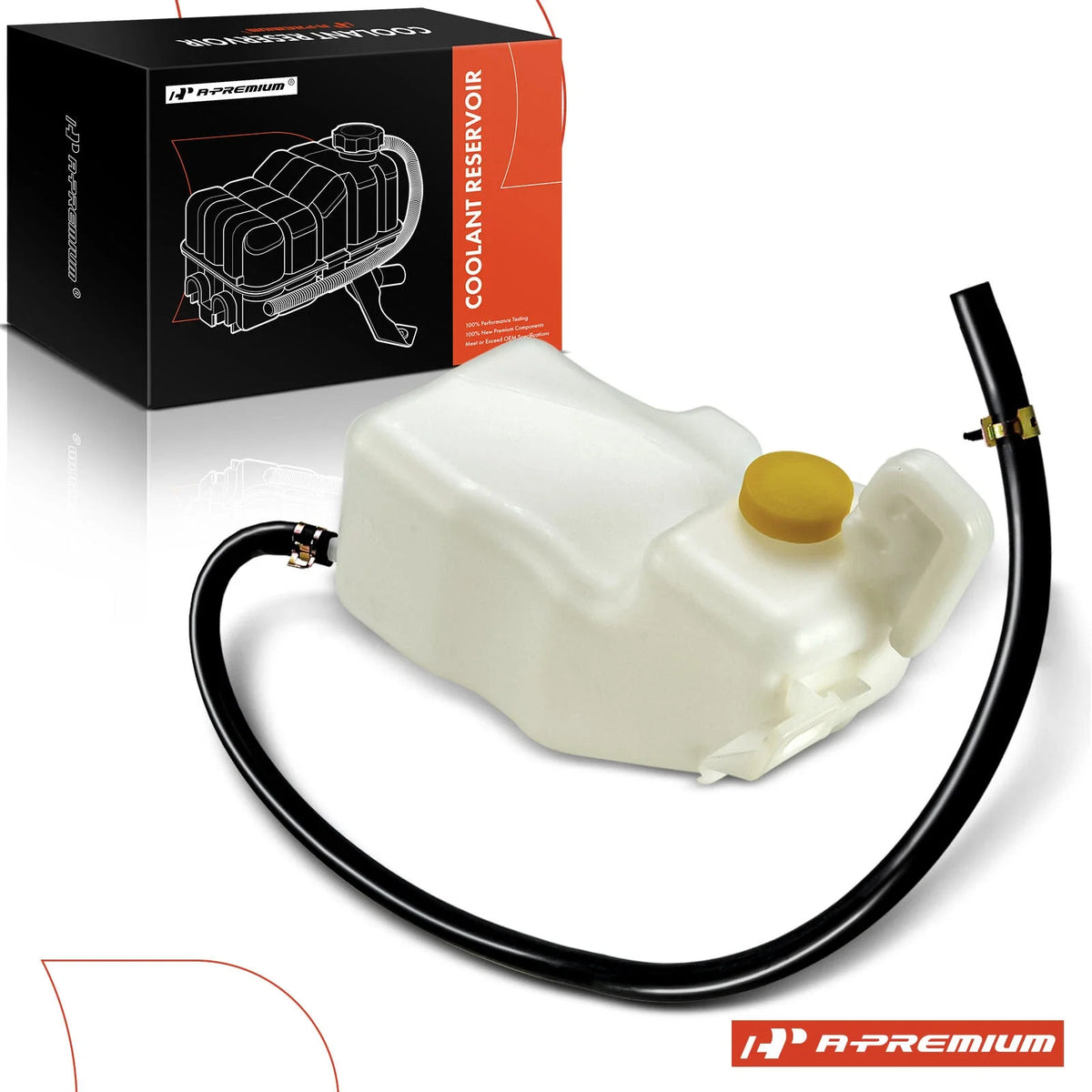 Coolant Expansion Overflow Tank with Cap for Nissan Sentra (2007–2012)