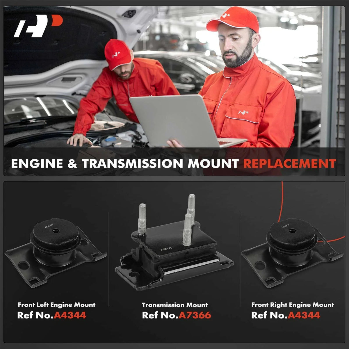 3X Engine & Transmission Mounts for Frontier Pathfinder 2005-2019