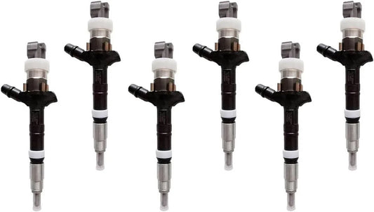 6X Fuel Injector 095000-0750 for Toyota 1KD-FTV (J90–J120)