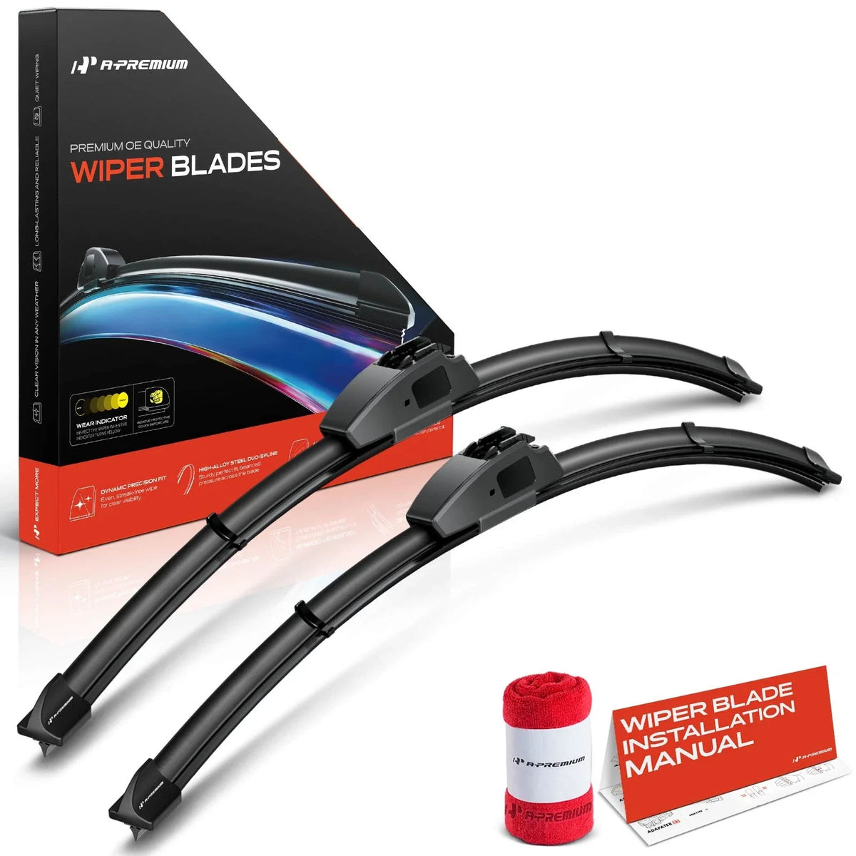 2X 21" & 19" Windshield Wiper Blades for Honda Civic (2001–2005)