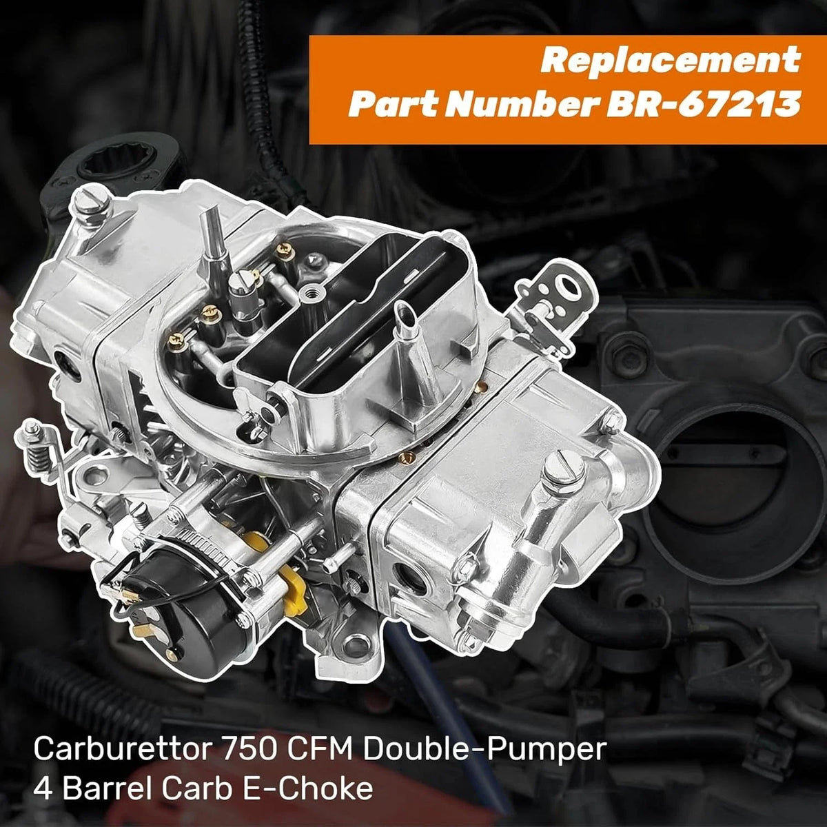 750CFM Double-Pumper Carburetor with Electric Choke for Holley 4150
