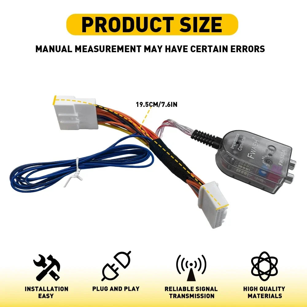 Inner Radio Subwoofer Amplifier Harness for Nissan Subaru (H)
