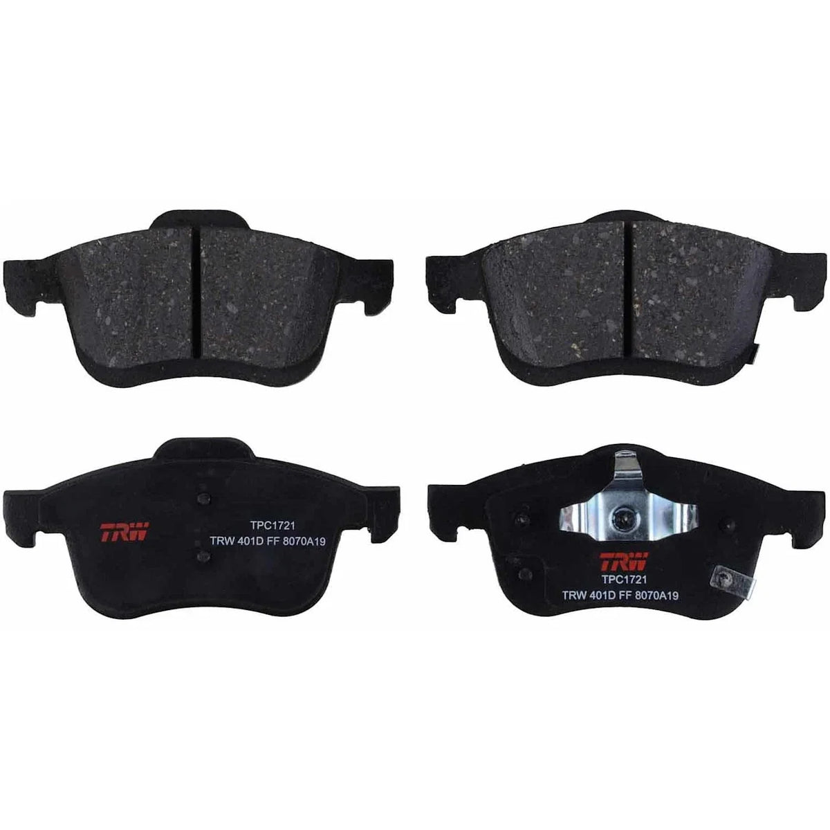 Brake Pad Set for Fiat 500L (2014–2020)