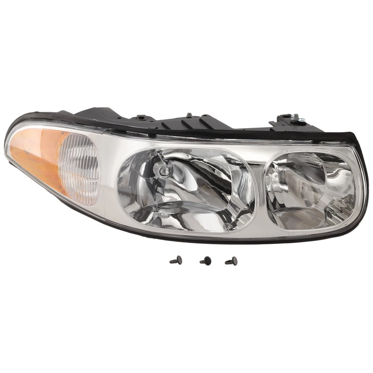 Passenger Side Headlight for Buick LeSabre (2000–2005) Halogen with Bulb