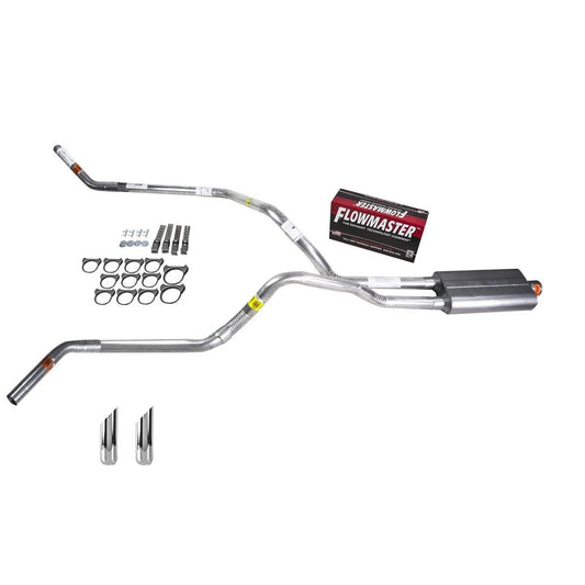 Dual Exhaust 2.5" Pipe for Tundra (2000–2007) - Flowmaster 50 SW Tip