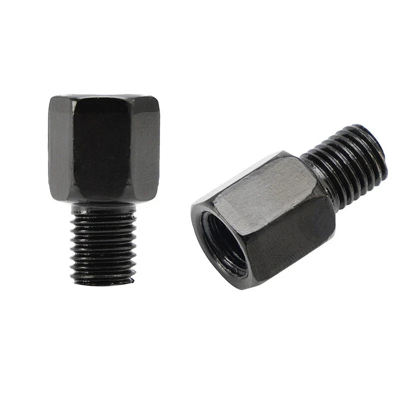 Motorcycle Mirror Adapters 10mm Standard Thread for Left-Hand Turn