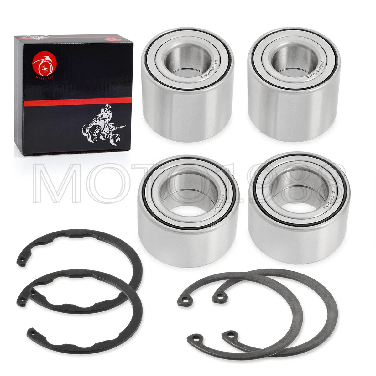 Front & Rear Wheel Bearings with Circlip for Kawasaki Teryx 750 (2008–2013)