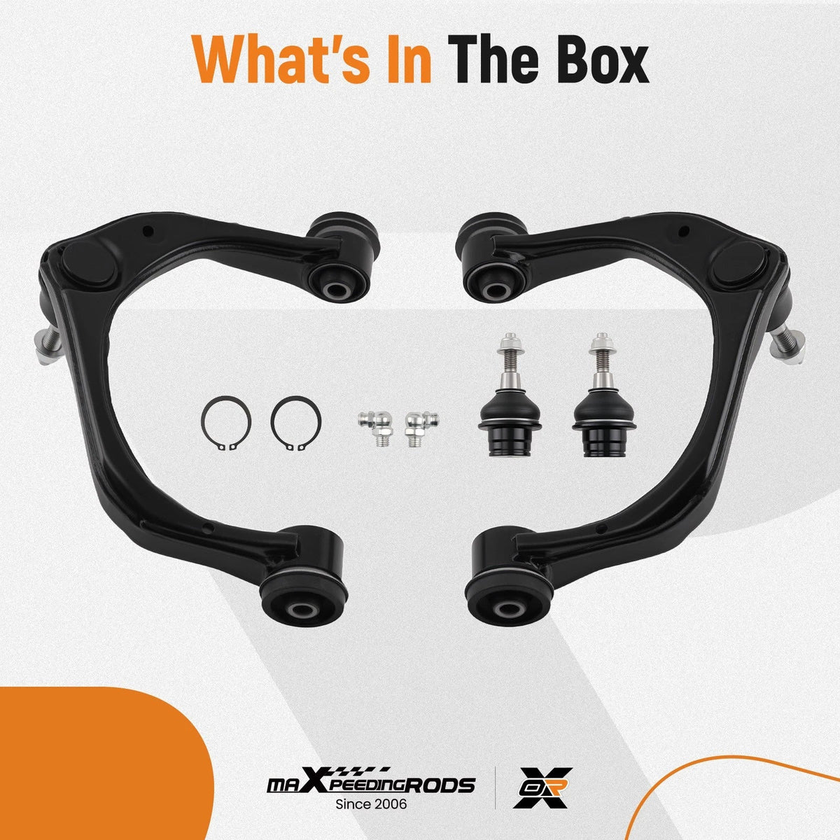 Set of 4 Front Upper Control Arm Ball Joints for Ford F150 Expedition (2015–2021)