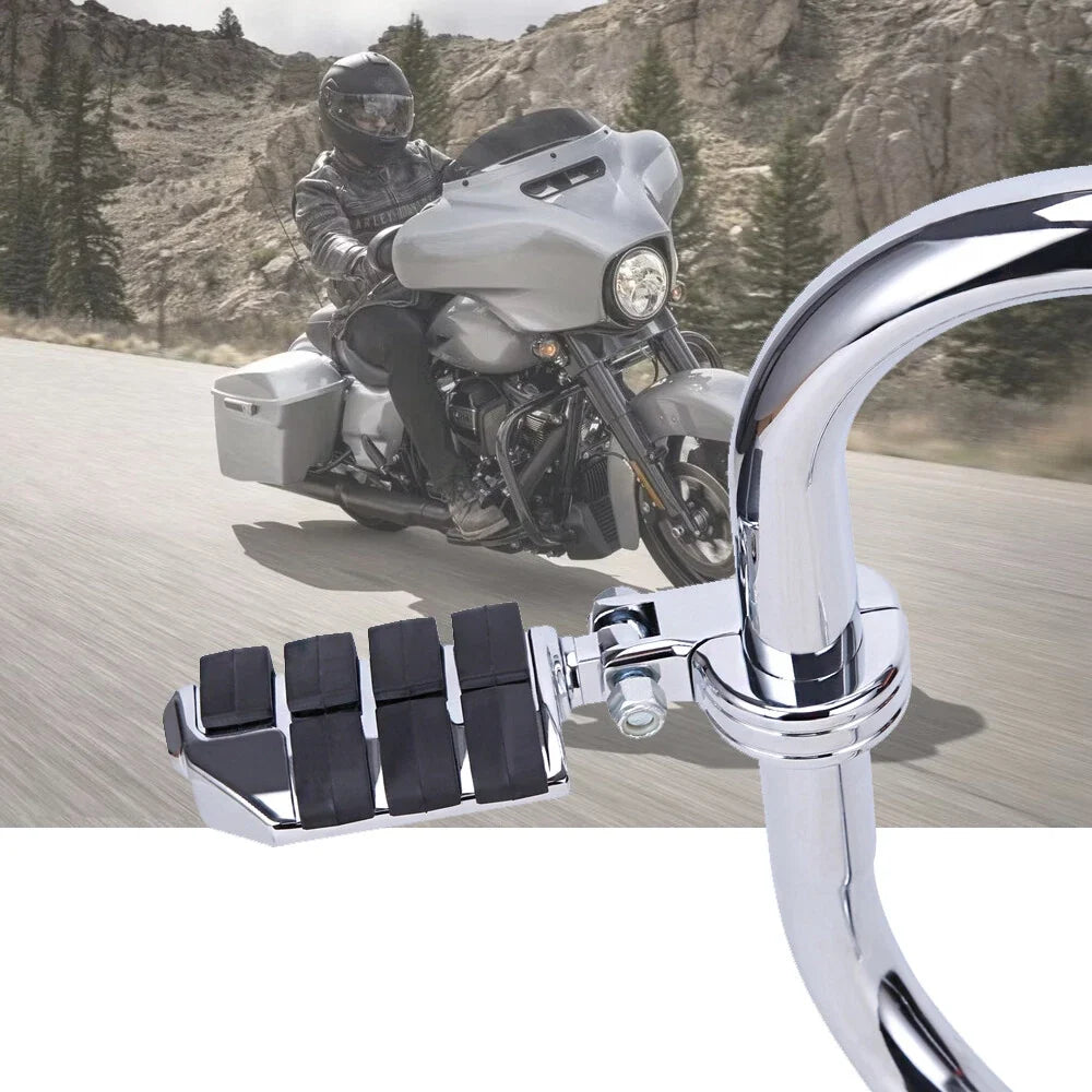 1.25" Highway Crash Bar Foot Pegs for Harley 883, Yamaha
