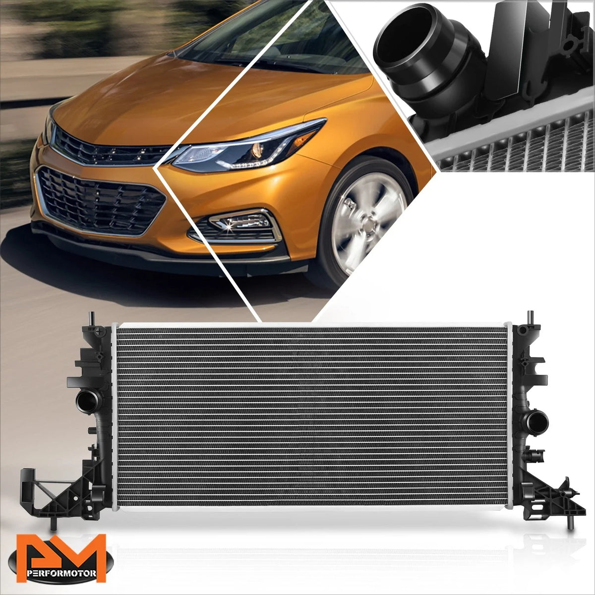 Cooling Radiator DPI-13684 for 2016-2019 Chevy Cruze Aluminum