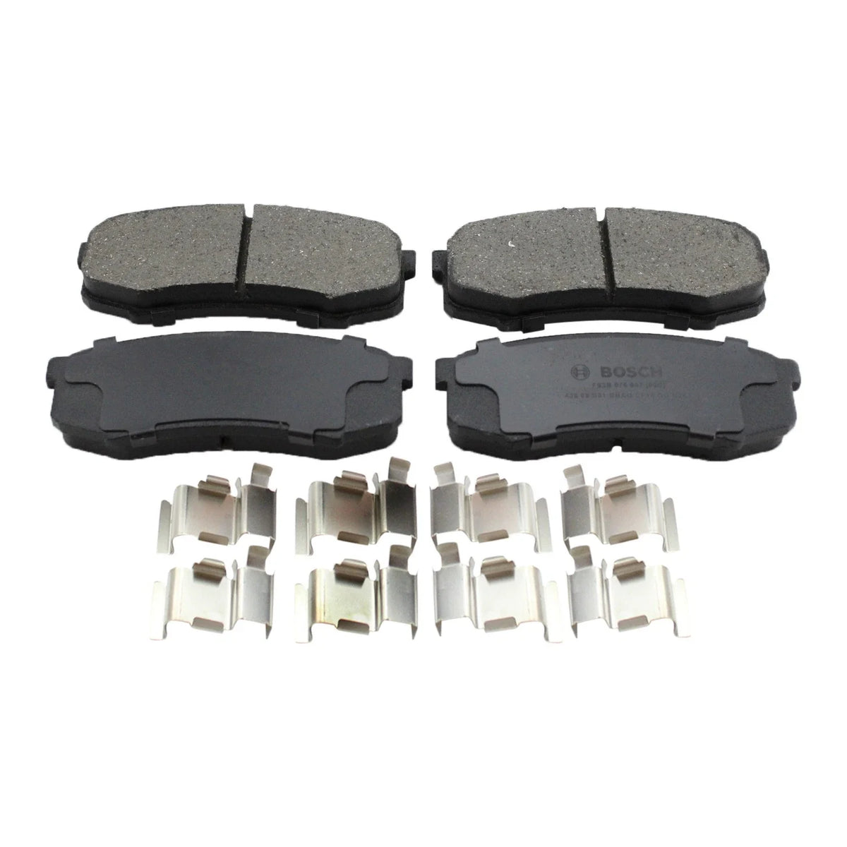 Bosch QuietCast Brake Pads with DuraGo Rear Rotors for FJ Cruiser 2007-2014