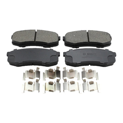 Bosch QuietCast Brake Pads with DuraGo Rear Rotors for FJ Cruiser 2007-2014