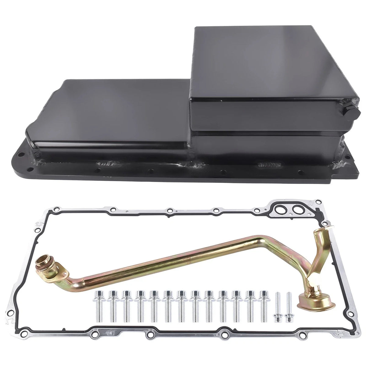 Aluminum Oil Pan Kit for GM LS1 LS2 LS3 LS6 Engines (7 Quarts)
