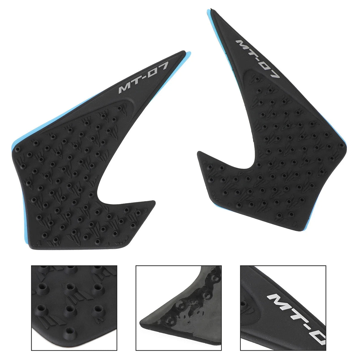 Traction Tank Pads - Side Fuel Knee Grip Protector for Yamaha MT-07 (2013–2016)