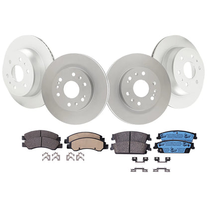 Brake Disc Rotors and Pads Kit for Chevy Suburban Yukon Tahoe GMC