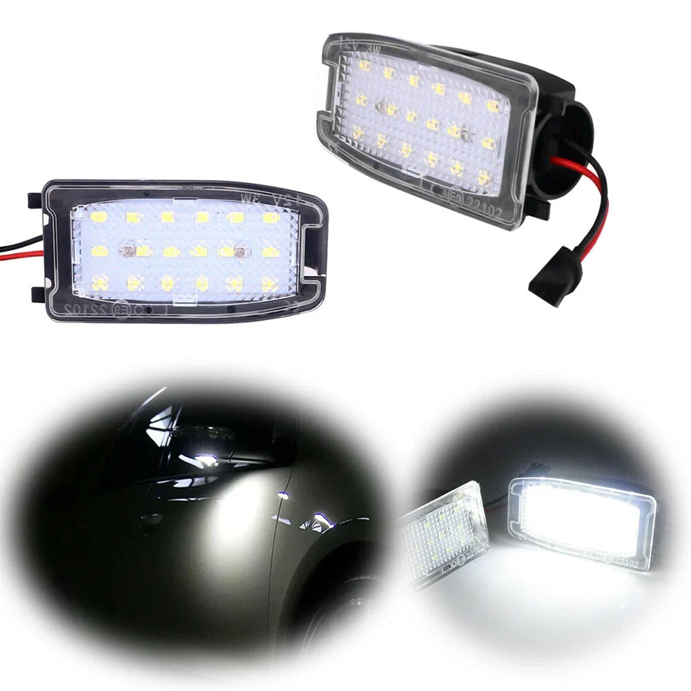White LED Under Side Mirror Puddle Lights for Land Rover Range Rover