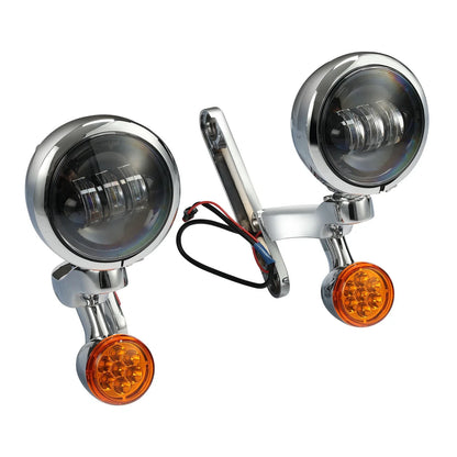 4.5" Auxiliary Bracket for Fog Lights - Harley Electra Glide 2007-2023