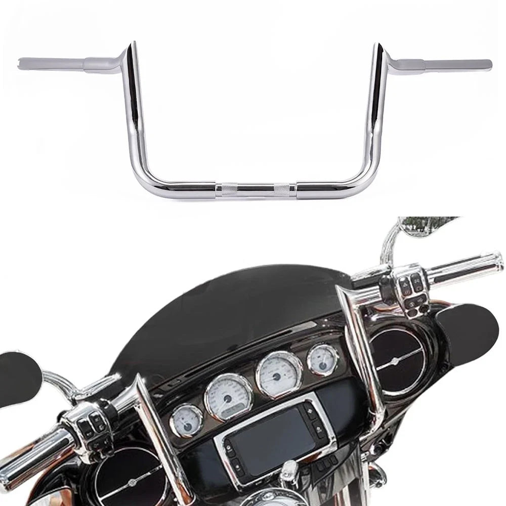 10 Inch Meathook Ape Hangers for Harley Street Glide, Electra Glide