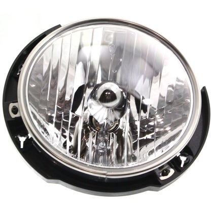 Set of 2 Headlights for Jeep Wrangler (2007–2017) Halogen w/Bulbs