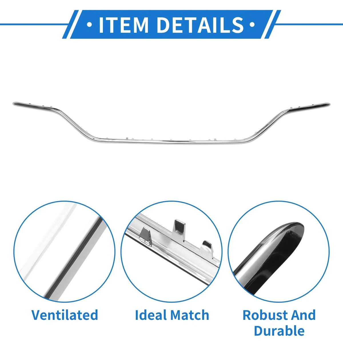 Rear Center Trim for Bumper Grille - Mercedes-Benz W205 (2019-2021)