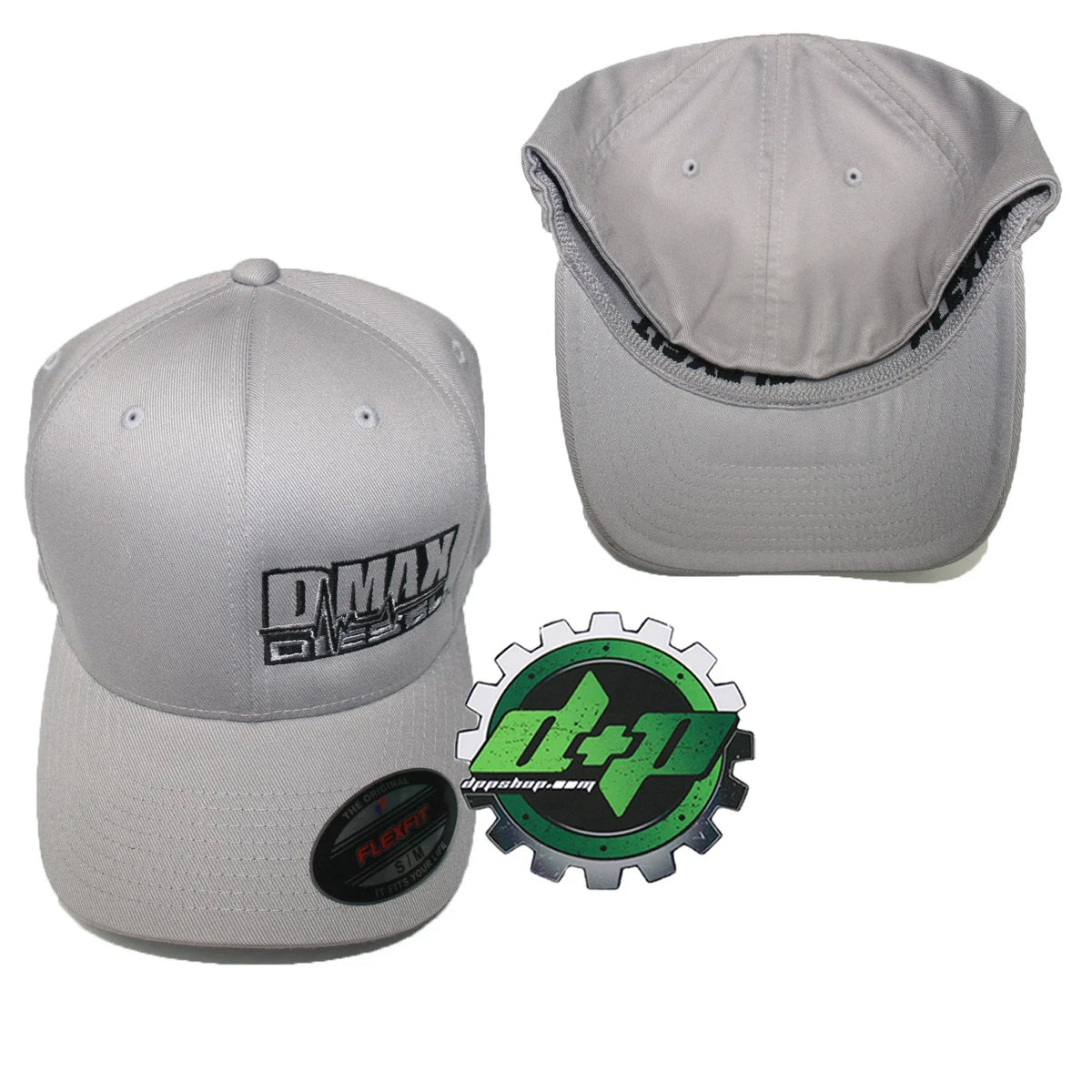 Silver Flexfit Hat for Chevy Duramax (2001–2023)