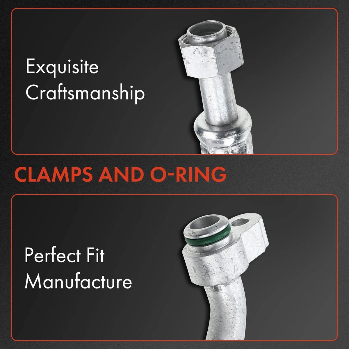 Suction and Discharge Assembly compatible with Honda Civic 96-98