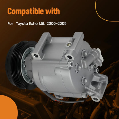 A/C Compressor with Clutch for 2000-2005 Toyota Echo CO11063AC